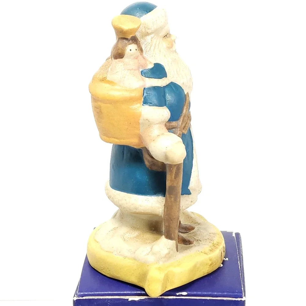 Santa Through The Years 1900 Victorian  Santa Christmas‎ Porcelain Figure  Vtg